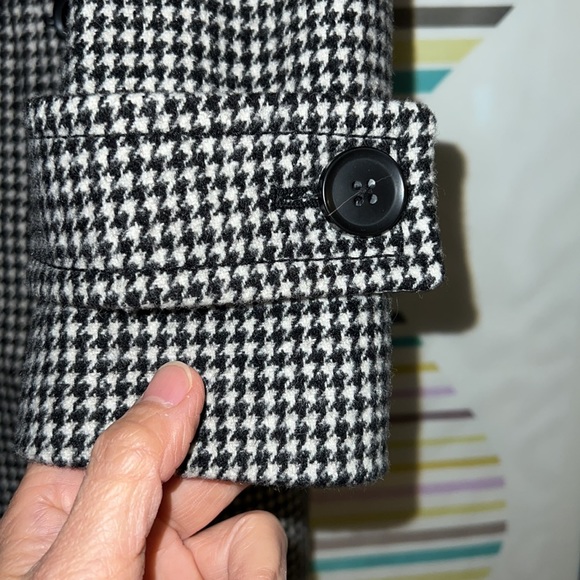 BR wool houndstooth coat - Picture 4 of 10
